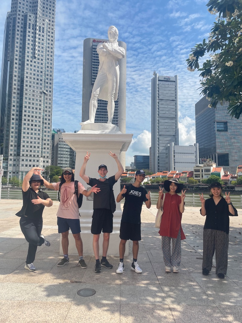 Raffles statue, Singapore — June 2023