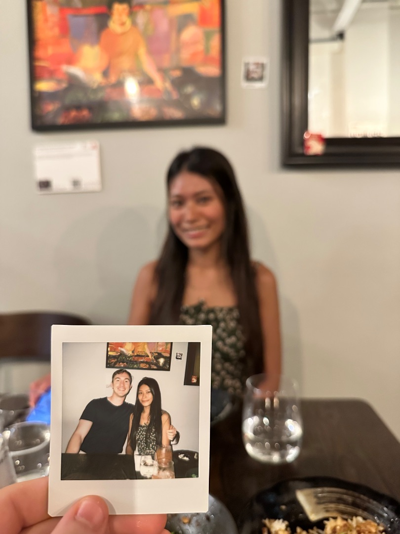 singapore: impromptu date polaroid